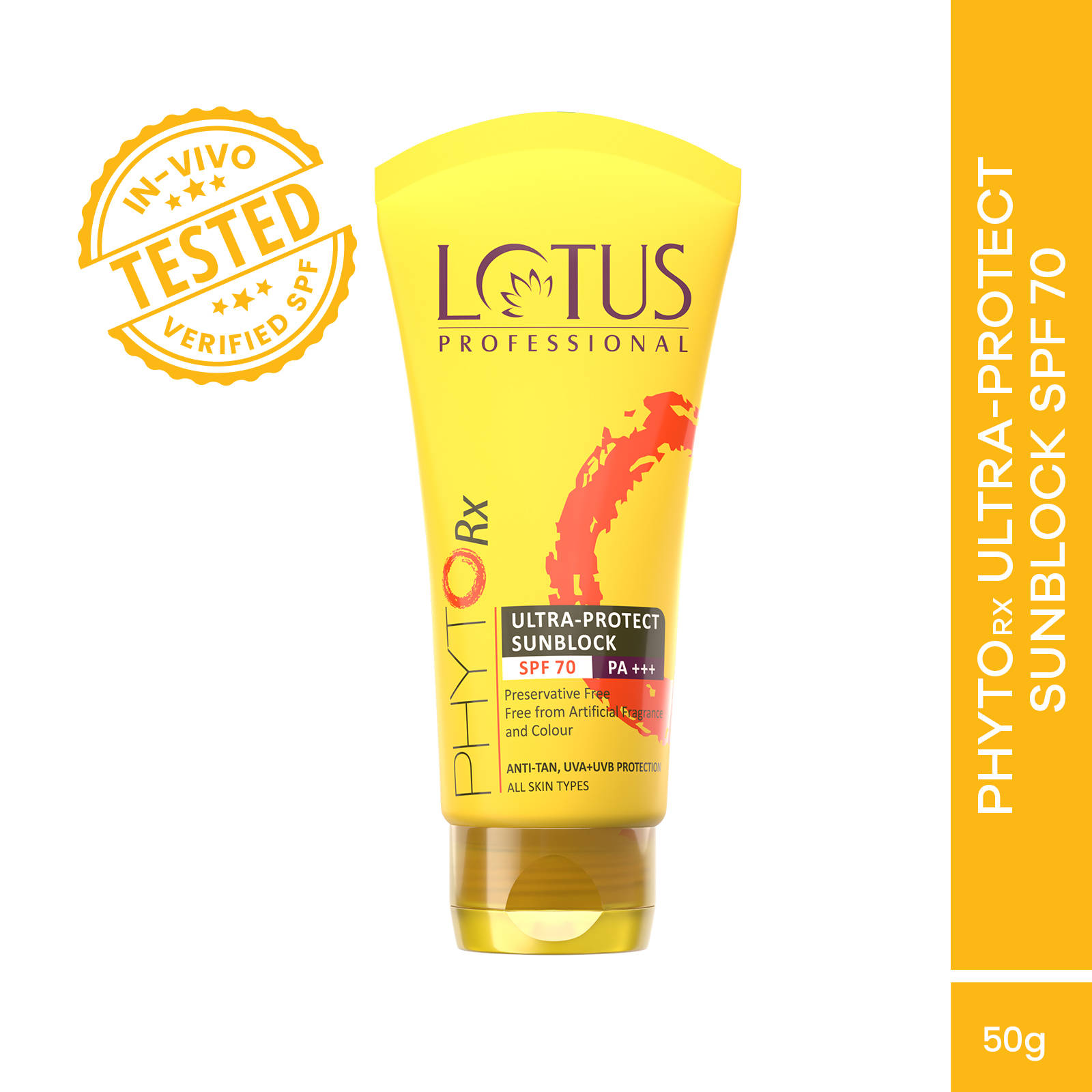 Lotus Herbals Lotus Professional PhytoRx Ultra-Protect Sunblock Sunscreen SPF 70 With UVA & UVB For All Skin Types