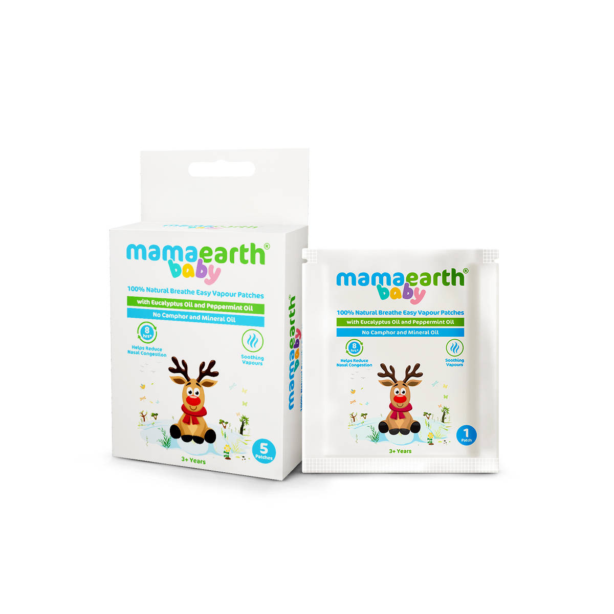 Mamaearth Baby 100% Natural Breathe Easy Vapour Patches