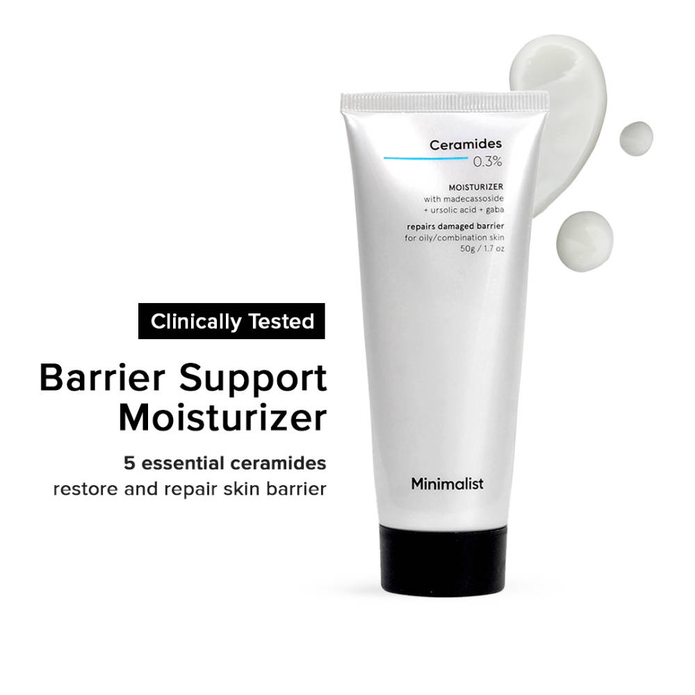 Minimalist 0.3% Ceramide Barrier Repair Moisturizing Cream For Oily Skin