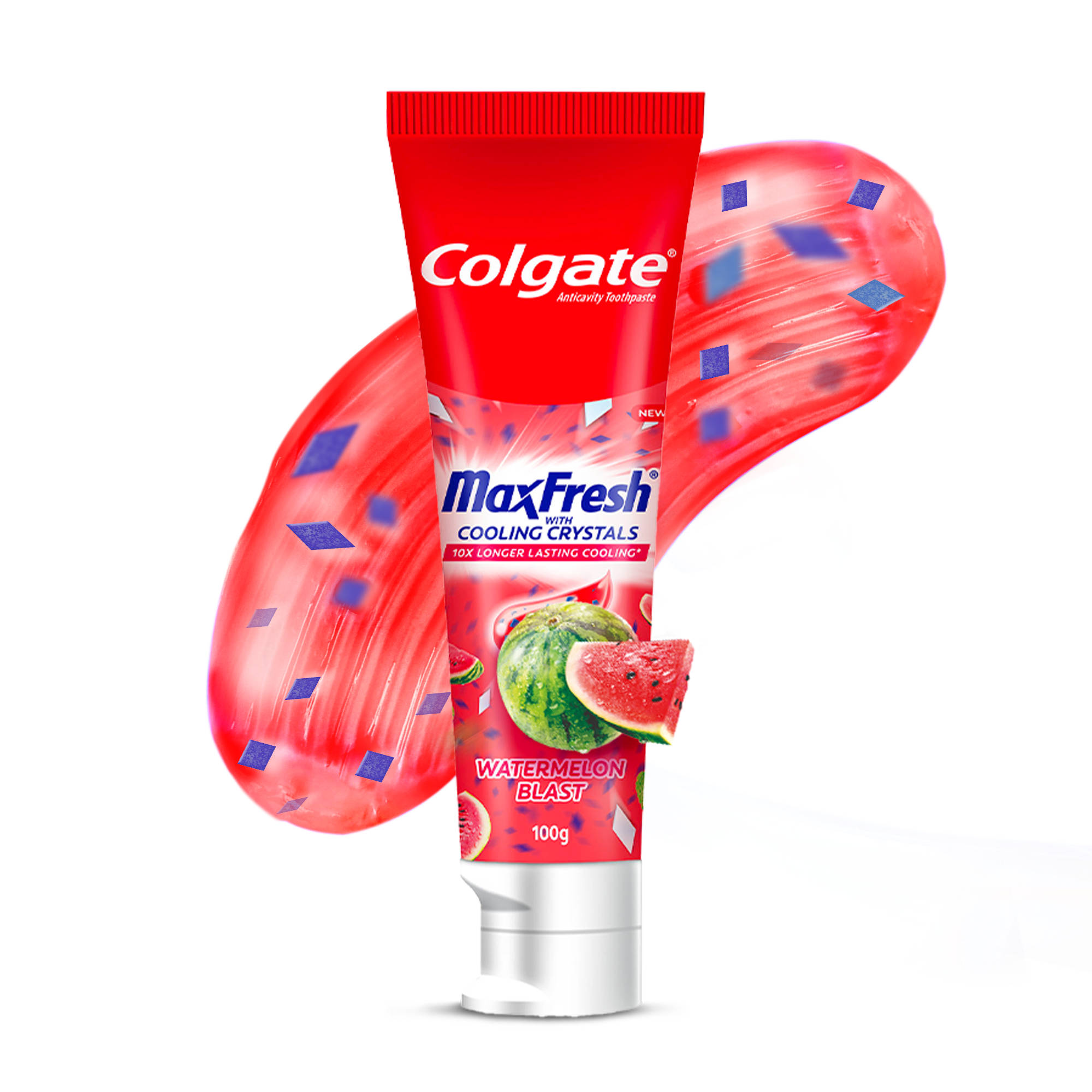 Colgate Maxfresh Watermelon Blast Toothpaste With Cooling Crystals