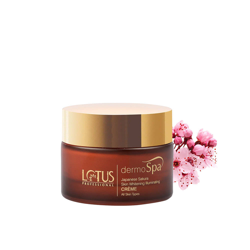 Lotus Herbals Lotus Professional DermoSpa Japanese Sakura Skin Whitening & Illuminating Creme With SPF 20