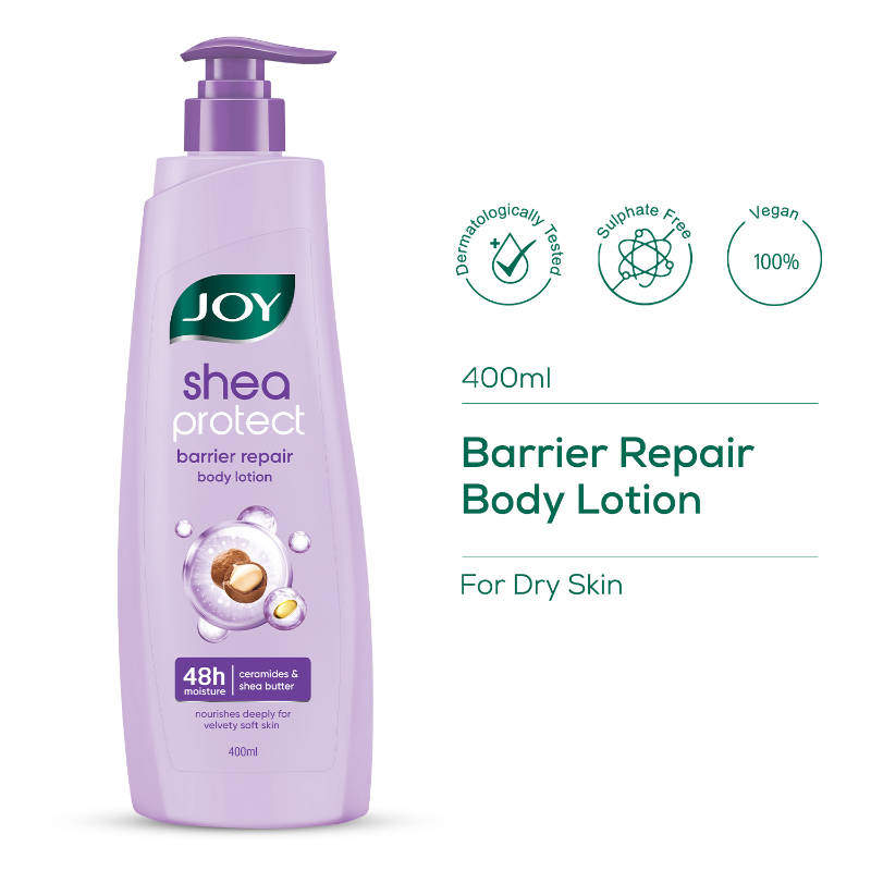 Joy Shea Protect Body Lotion - Barrier Repair, Ceramide & Shea Lotion, 48Hr Nourish