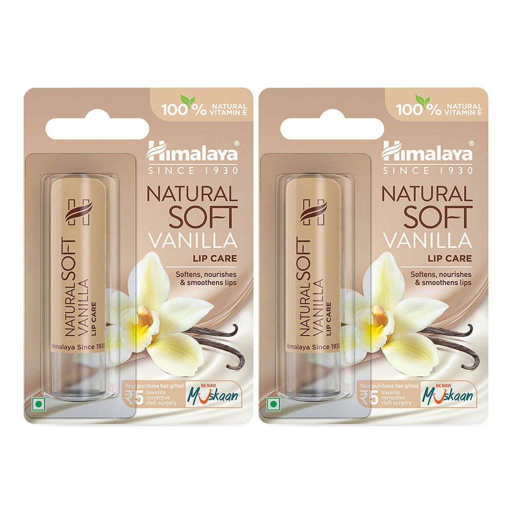Himalaya Natural Soft Vanilla Lip Care Duo