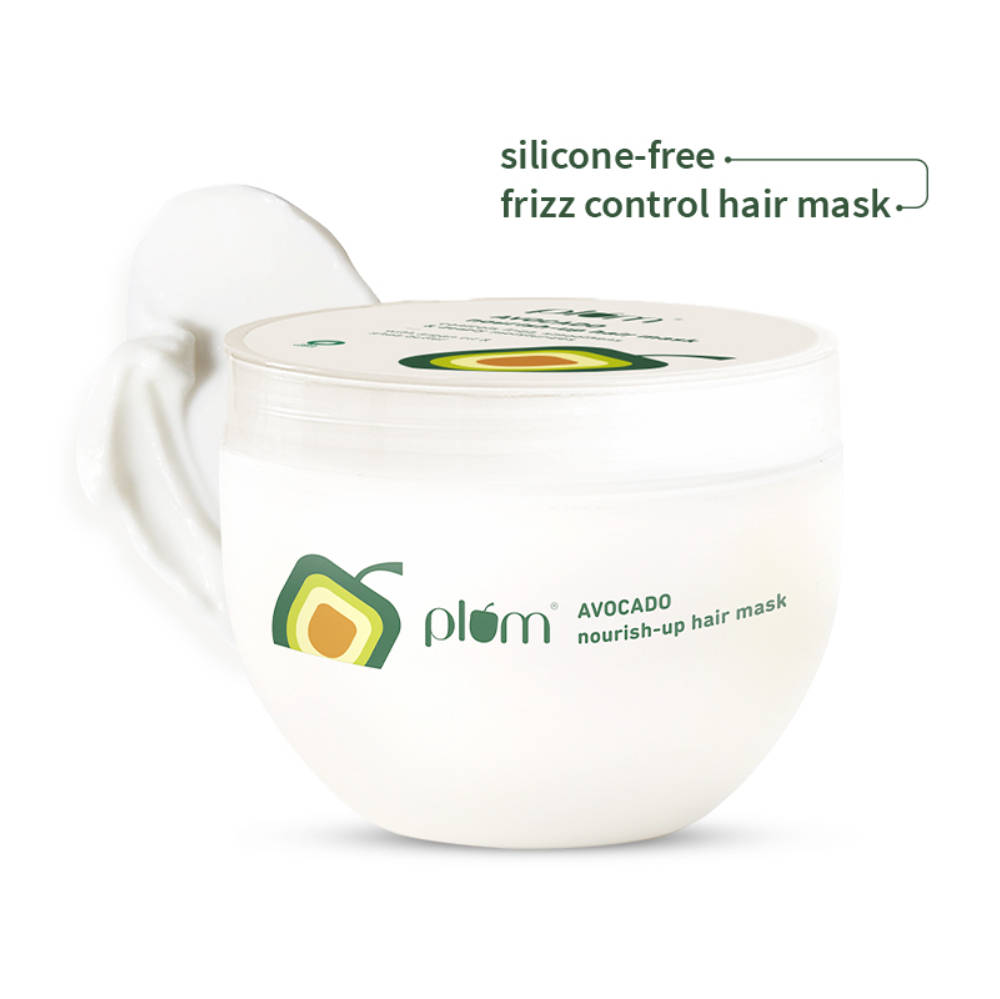 Plum Avocado Hair Mask For Dry and Frizzy Hair