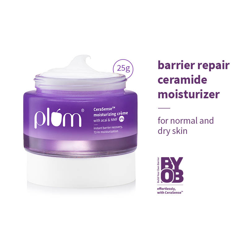 Plum Cerasense Barrier Repair Face Moisturizer With Ceramides & Peptides For Dry, Sensitive Skin