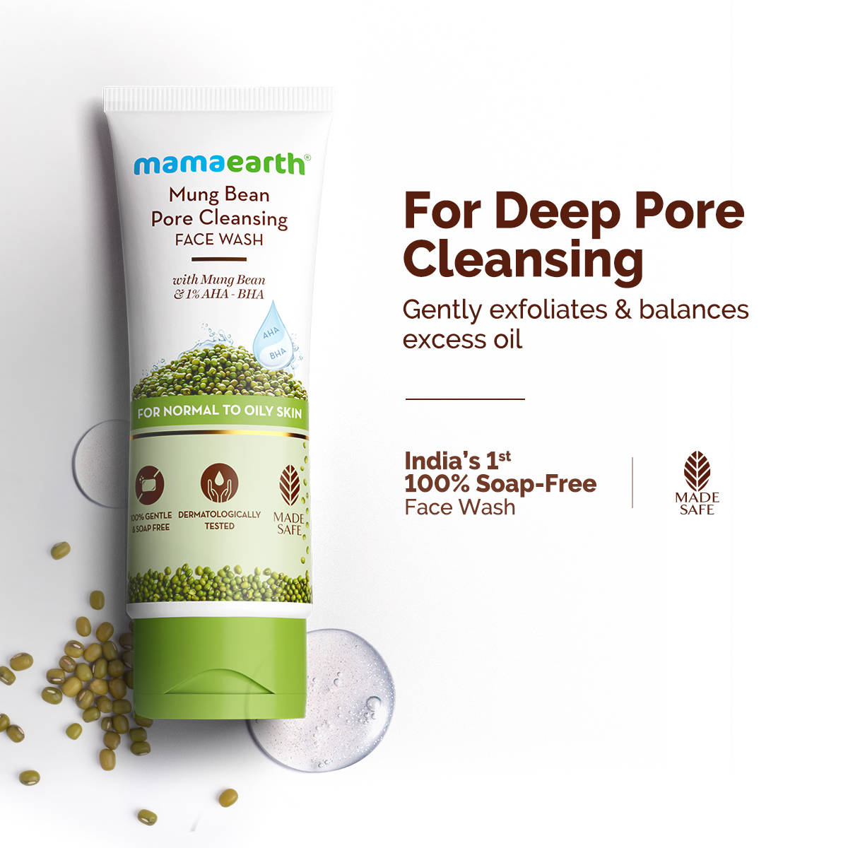 Mamaearth Mung Bean Pore Cleansing Face Wash