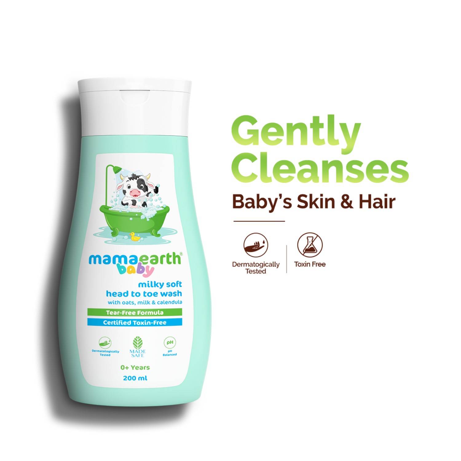 Mamaearth Baby Milky Soft Head To Toe Wash