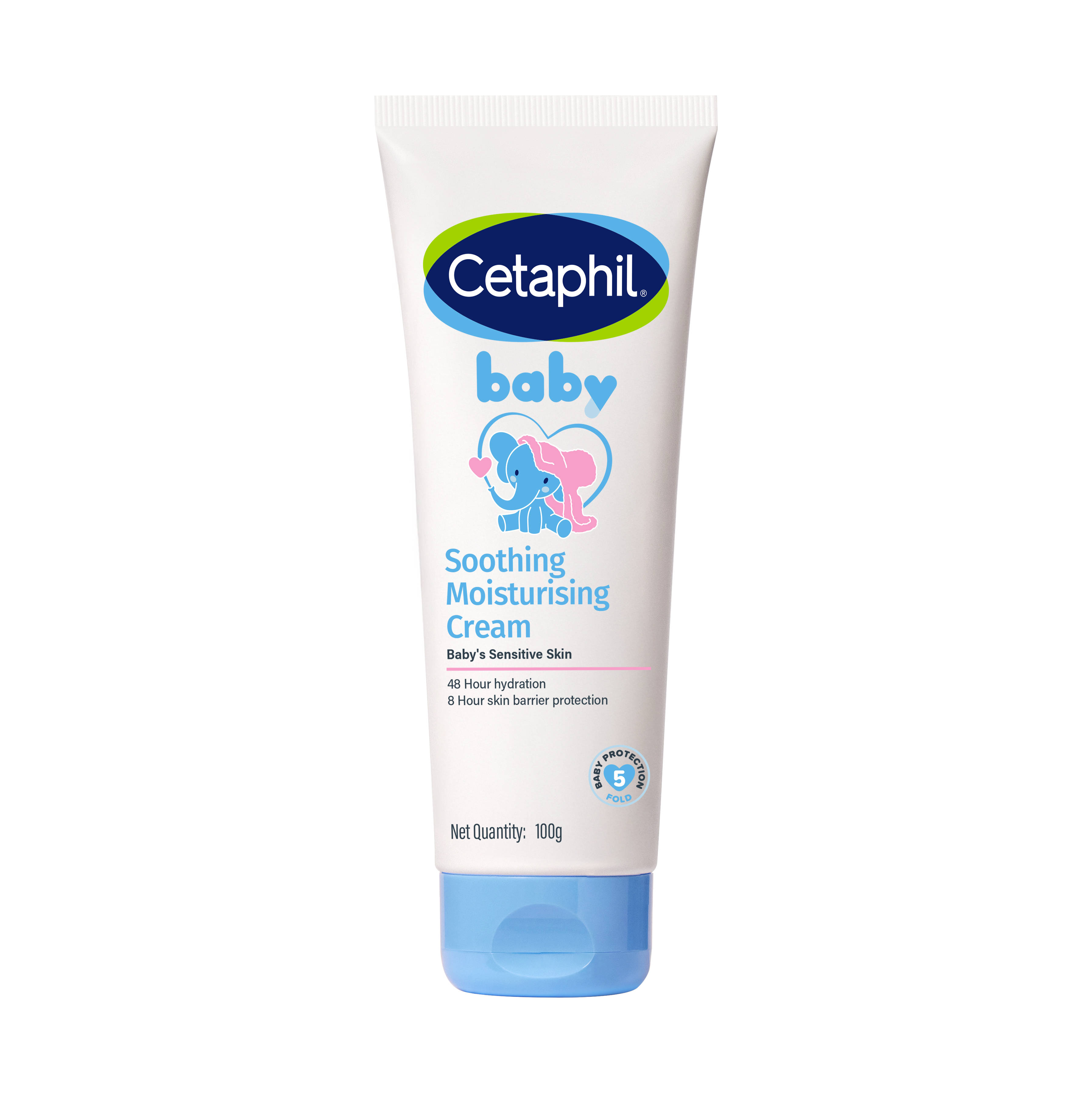Cetaphil Baby Soothing Moisturising Cream, 48 Hour Hydration, 8 Hour Barrier Protection