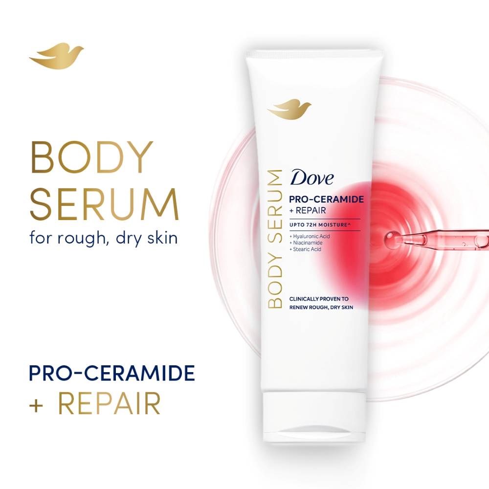 Dove Repair Body Lotion With Pro-Ceramides & Hyaluronic Acid for Rough Skin Repair