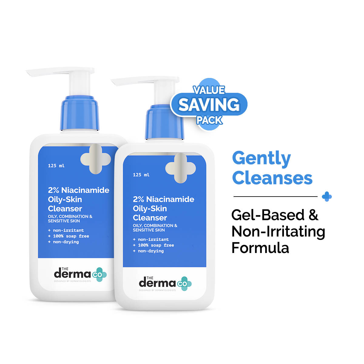 The Derma Co 2% Niacinamide Oily Skin Cleanser - Pack Of 2