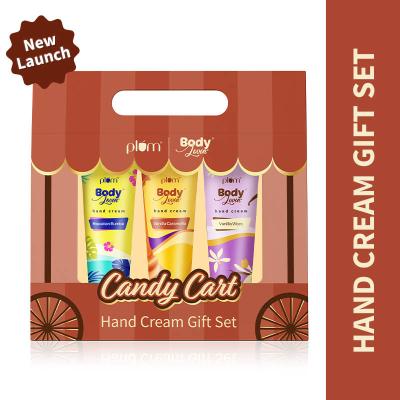 Plum BodyLovin' Candy Cart Hand Cream Gift Set, Hand Creams Set of 3