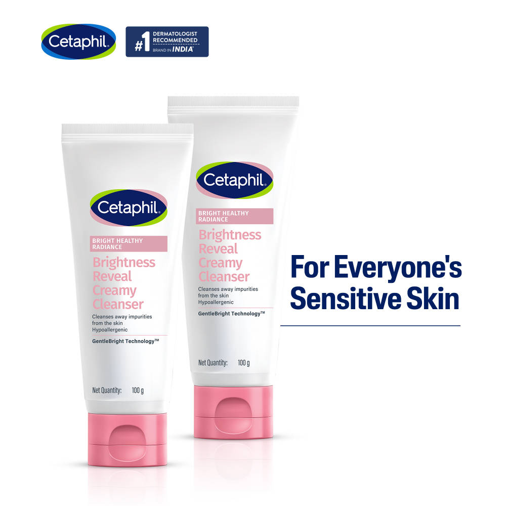 Cetaphil Bright Healthy Radiance Creamy Cleanser - Pack Of 2