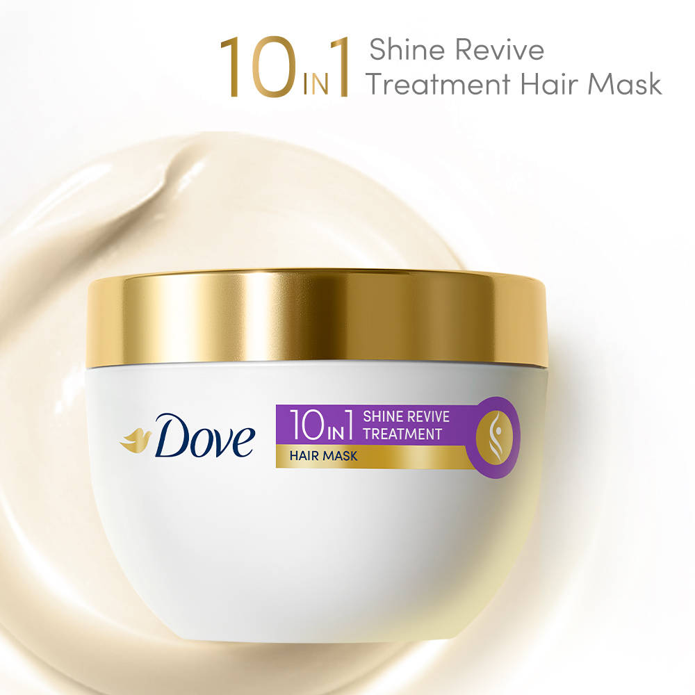 Dove 10 in 1 Shine Revive Treatment Hair Mask