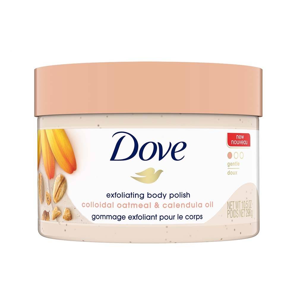 Dove Exfoliating Body Polish Scrub - Oatmeal & Calendula Oil
