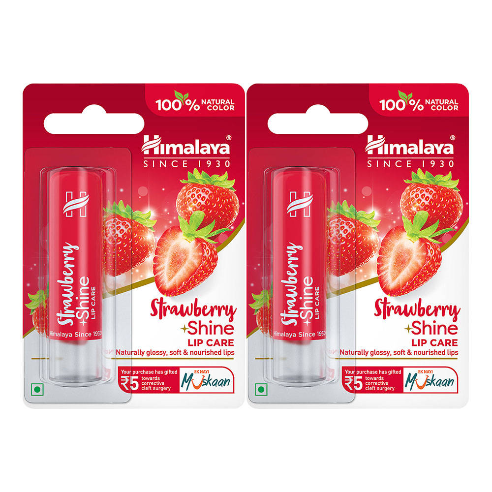 Himalaya Strawberry Shine Lip Care Duo