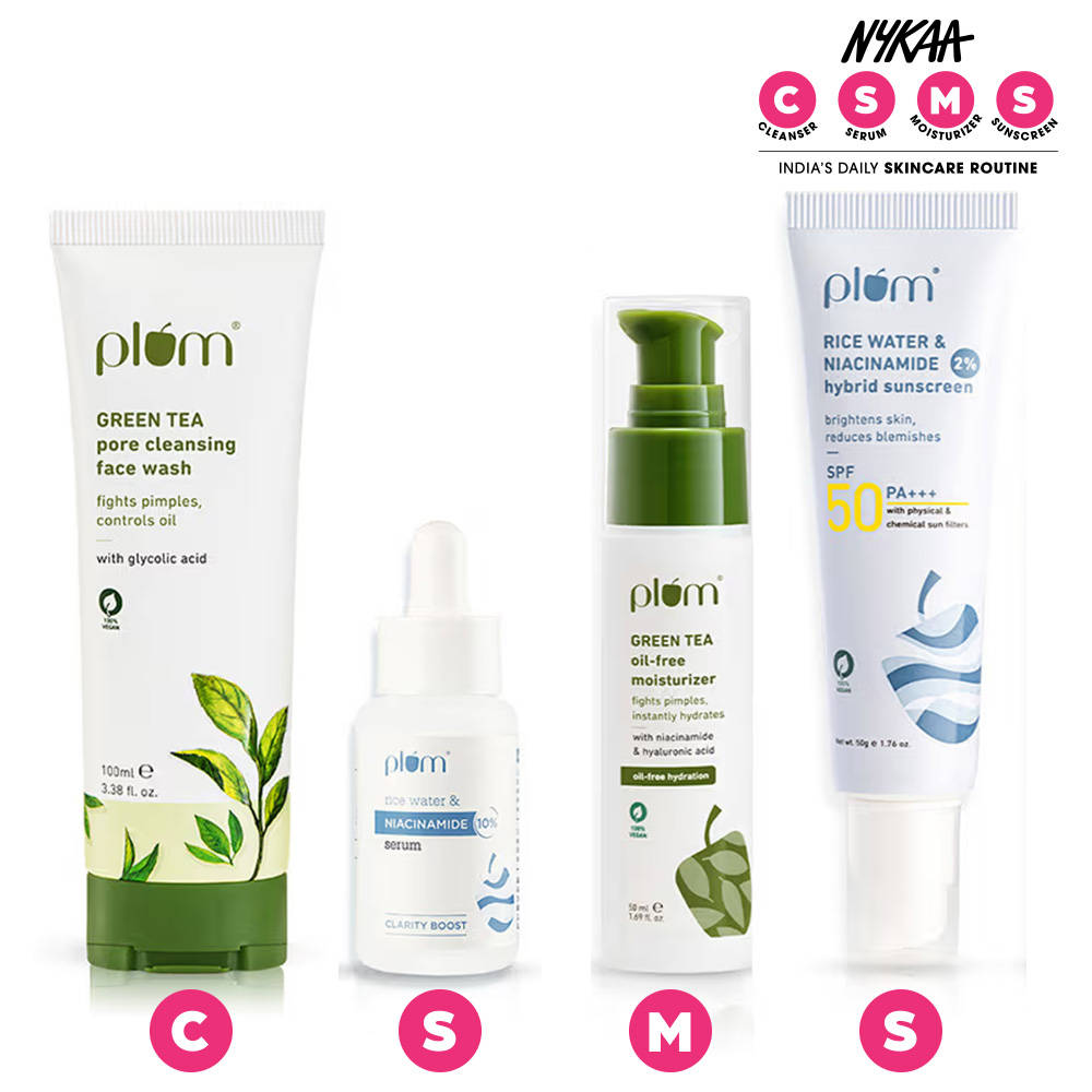 Plum Clear Skin Csms Combo With Green Tea & Niacinamide