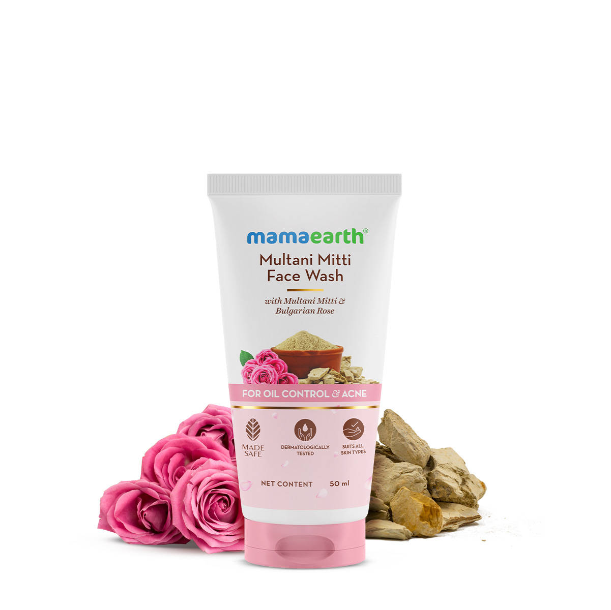 Mamaearth Multani Mitti Face Wash With Multani Mitti & Bulgarian Rose