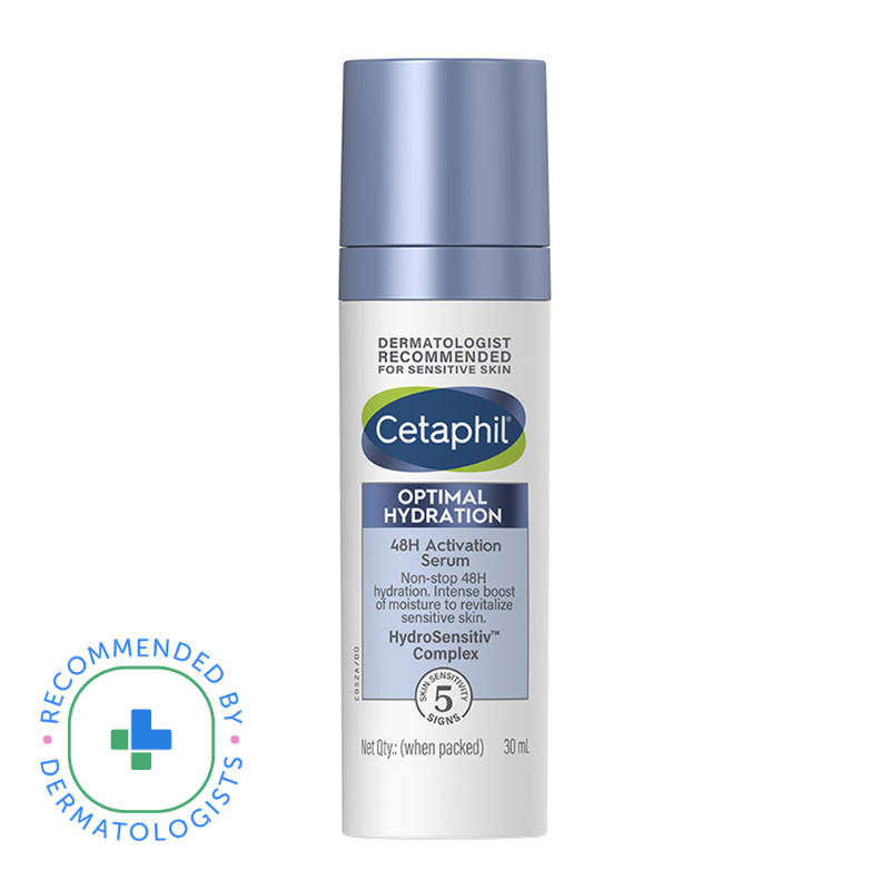 Cetaphil Optimal Hydration 48H Activation Serums Fast Absorbing Lightweight HA Serum