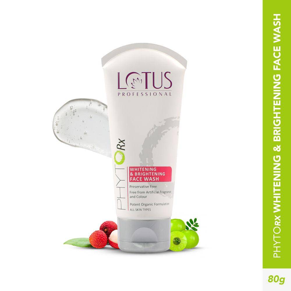 Lotus Herbals Lotus Professional PhytoRx Whitening & Brightening Preservative Free Face Wash, For Glowing skin