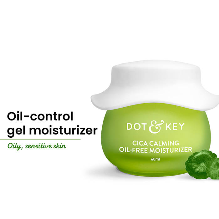 Dot & Key Cica Calming Oil-Free Gel Moisturizer For Face, With Niacinamide