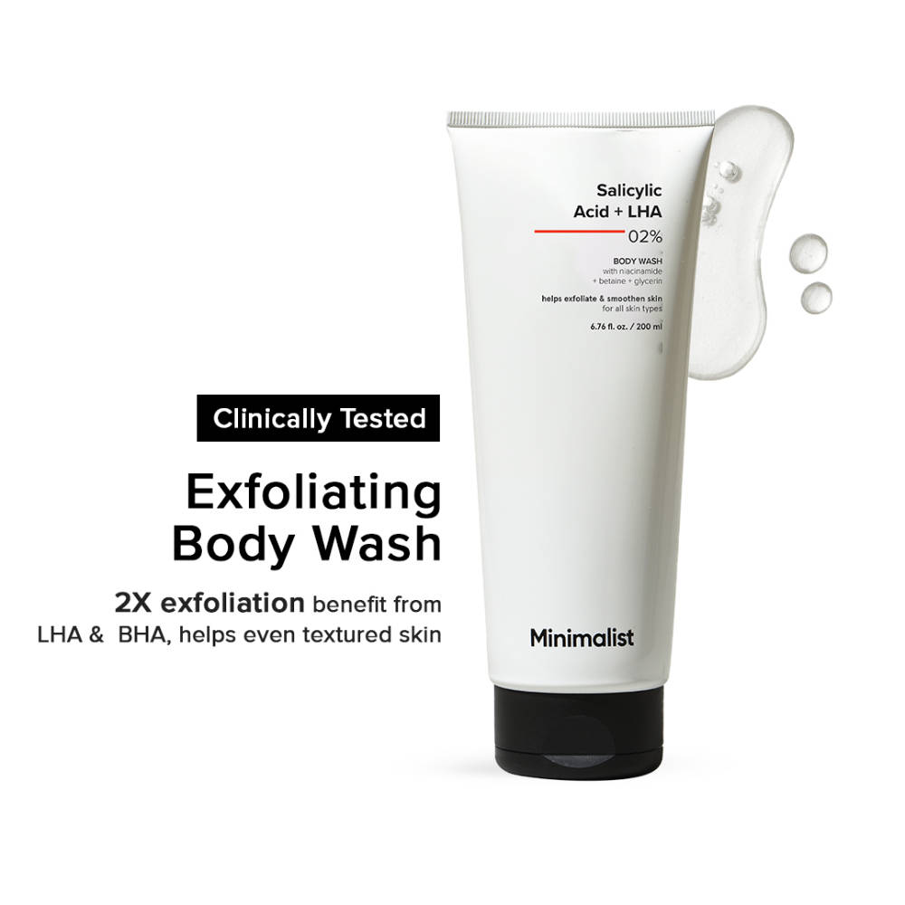 Minimalist Salicylic Acid & LHA 2% Body Wash With Niacinamide