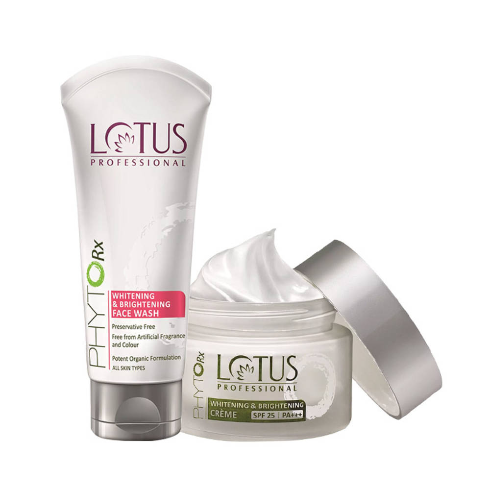 Lotus Herbals Lotus Professional Phyto-RX Whitening & Brightening Two Step Combo